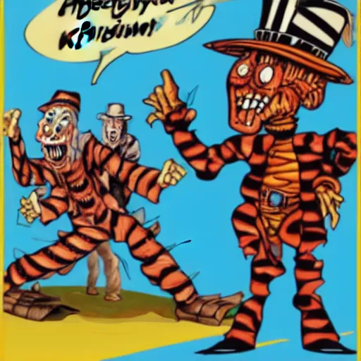 Image similar to Freddy Krueger Saturday Morning Cartoon show