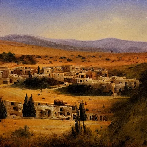 Prompt: syrian landscape