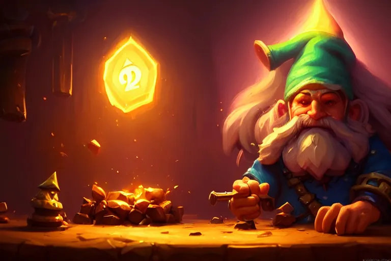 Prompt: [ important ] amazing portrait of funny gnome ], hearthstone splash art, deiv calviz, splash art, natural light, elegant, intricate, fantasy, atmospheric lighting, by greg rutkowski, hearthstone splash art, hd wallpaper, ultra high details, cinematic composition, insanely well composed