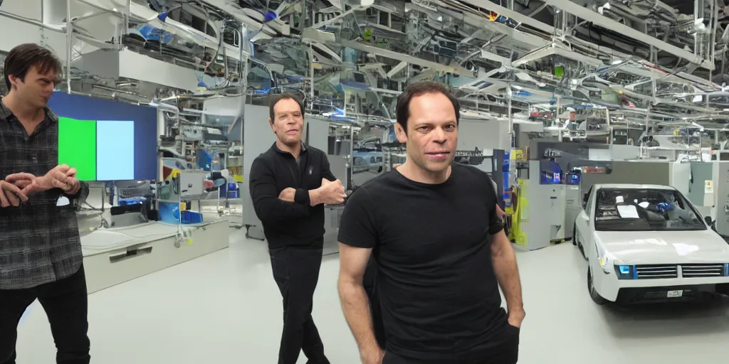 Prompt: phil spencer, microsoft, x - box, phil spencer in an asian factory, fantasy, games 3 d, unreal, amazing detali 4 k