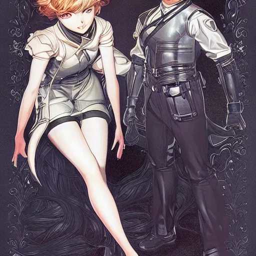 Prompt: a pair of glowing silver eyes shining in the darkness belonging to a mysterious young girl who's silhouette is hardly visible in the darkness. by jc leyendecker. shigenori soejima. gaston busussiere