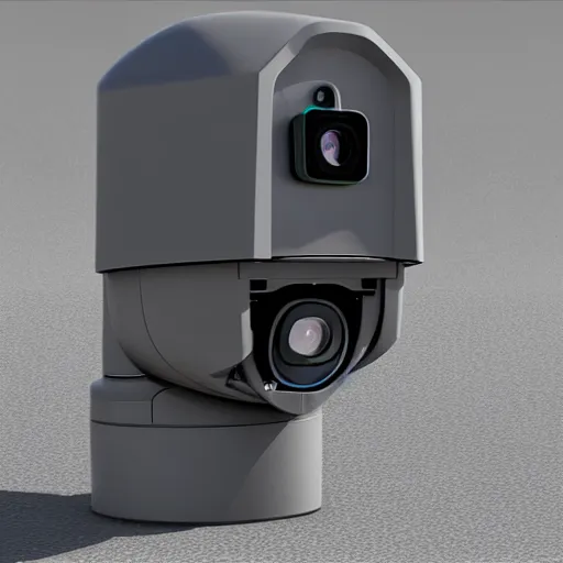 Image similar to the goddess of security cameras. anthropomorphic woman security camera hybrid. futuristic religious