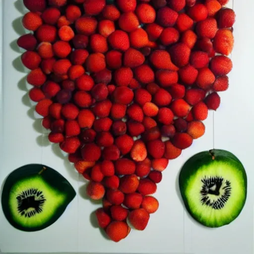 Image similar to fruit art of nine eleven