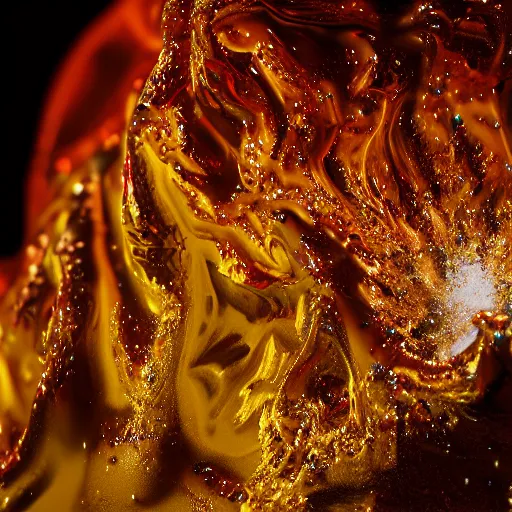 Image similar to hyper real 8 k melting slime