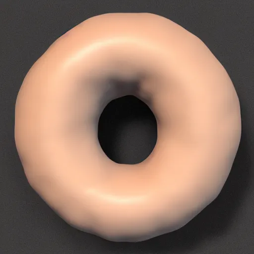 Image similar to 3d model of donut made in blender 3d by andrew price