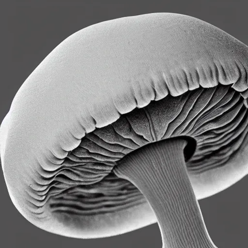 Prompt: mushroom cap lamellae, bottom view, hyper realistic, photography, 8k, epic composition