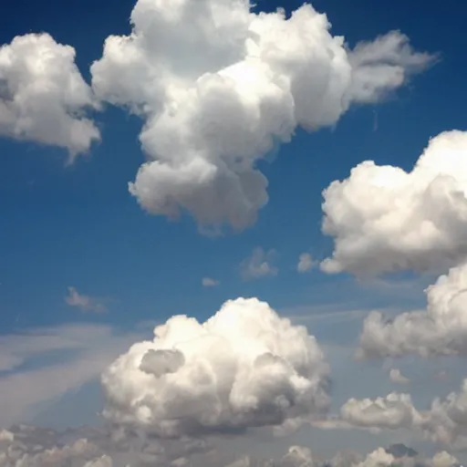 Image similar to clouds look like marshmallows,