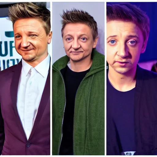 Prompt: jeremy renner, drew gooden the youtuber, and danny gonzalez