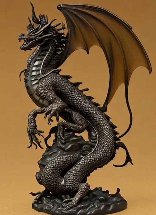 Image similar to 80mm, resin detailed model figure of dragon bronze