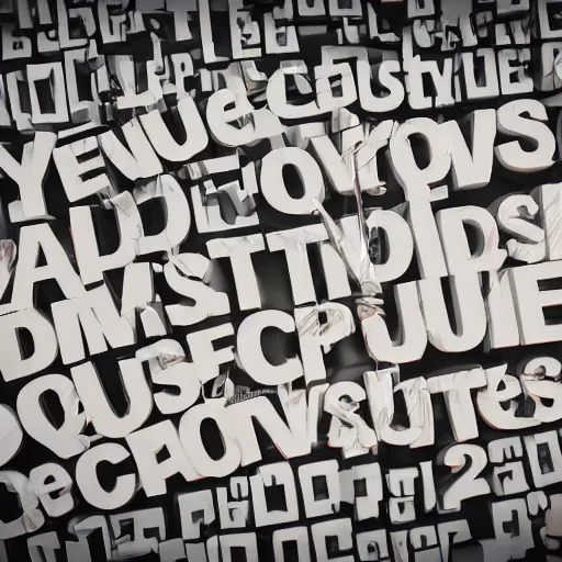 Image similar to Realistic illustration of a 3d render of Useless people, recognized activists making money, community, confused, question marks, depressive, crystal castles
