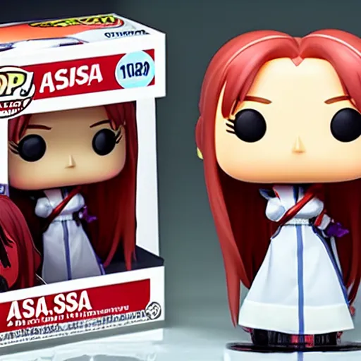 Image similar to funko pop of Asuna from SAO