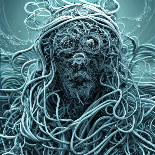 Prompt: Spaghetti Monster, detailed, hyper realistic, cinematic, epic