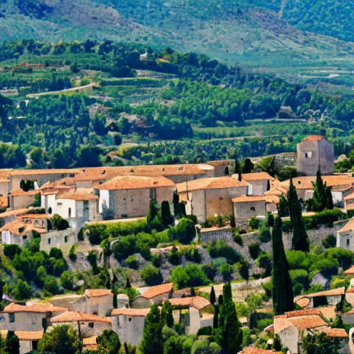 Image similar to prominent village in provence