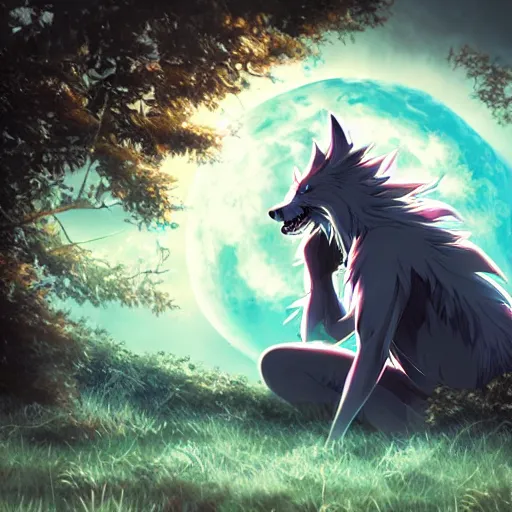 anime werewolf wallpaper