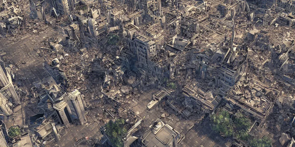 Prompt: City being destroyed by an earthquake splitting the ground into pieces while havoc is seen on the streets, realistic 4k octane beautifully detailed render, 4k post-processing, highly detailed, intricate complexity, epic composition, magical atmosphere, cinematic lighting, masterpiece, ultra hd