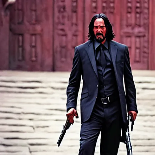 Prompt: samuel l. jackson as john wick