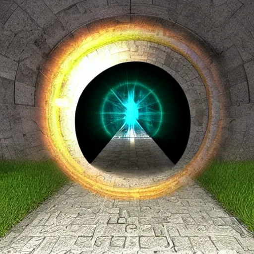 Image similar to portal to another dimension