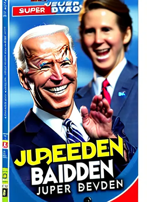 Prompt: NEW SEALED Super Joe Biden 3 for DS, Nintendo DS Video Game, Rated E10, EBay, Box Art, DS