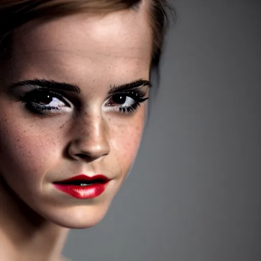 Image similar to Emma Watson modeling as Jessica Rabbit from Zelda, (EOS 5DS R, ISO100, f/8, 1/125, 84mm, postprocessed, crisp face, facial features)