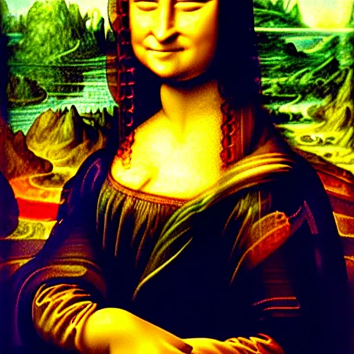 Prompt: nytimes mona lisa vandalized, vandal painted a frog on her shoulder