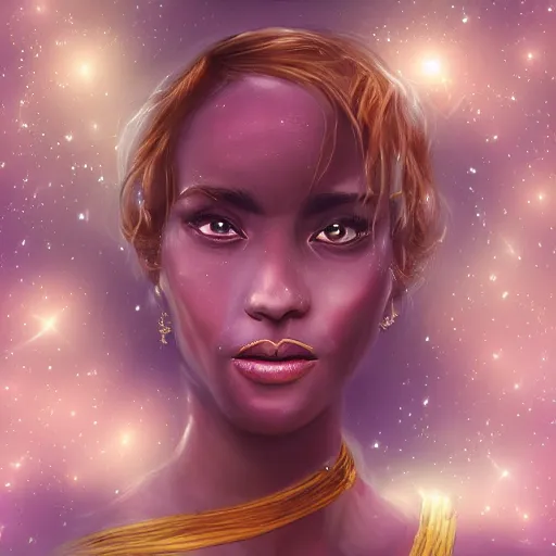 Image similar to a portrait of the luminary off the stars, gorgeous digital art