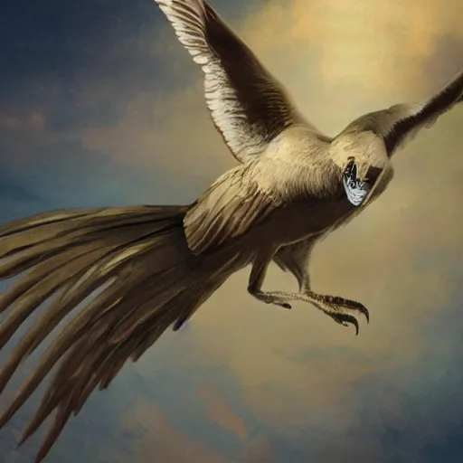 Image similar to angels hover above like vultures prey