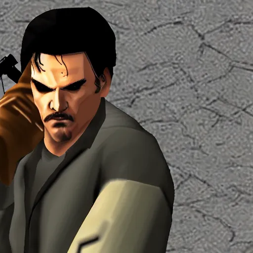 Image similar to solid snake in gta san andreas