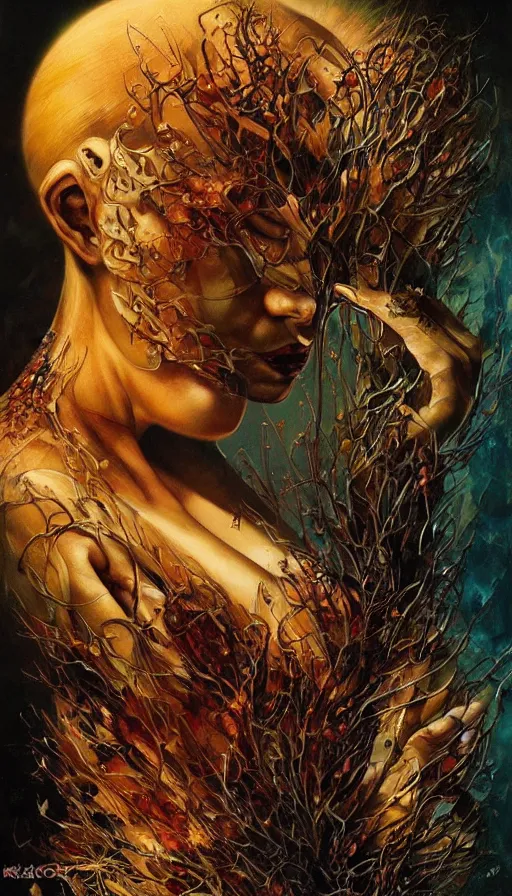 Image similar to The end of an organism, by Karol Bak