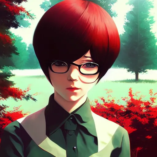 Image similar to Art made by Ilya Kuvshinov