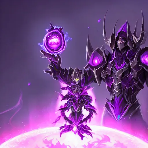 Image similar to arcane style void insects army, violet spike smoke, bright art masterpiece artstation. 8k, sharp high quality artwork in style of Jose Daniel Cabrera Pena and Greg Rutkowski, concept art by Tooth Wu, blizzard warcraft artwork, hearthstone card game artwork, violet flower, violet flower, violet flower, portal