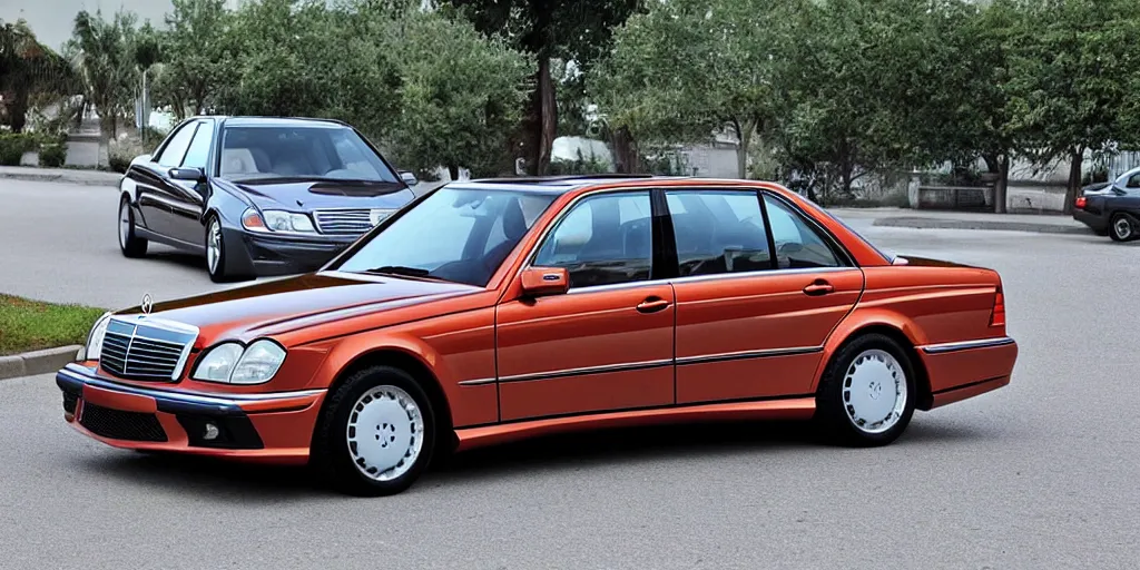 Prompt: “2010s Mercedes 190E, ultra realistic, 4K”