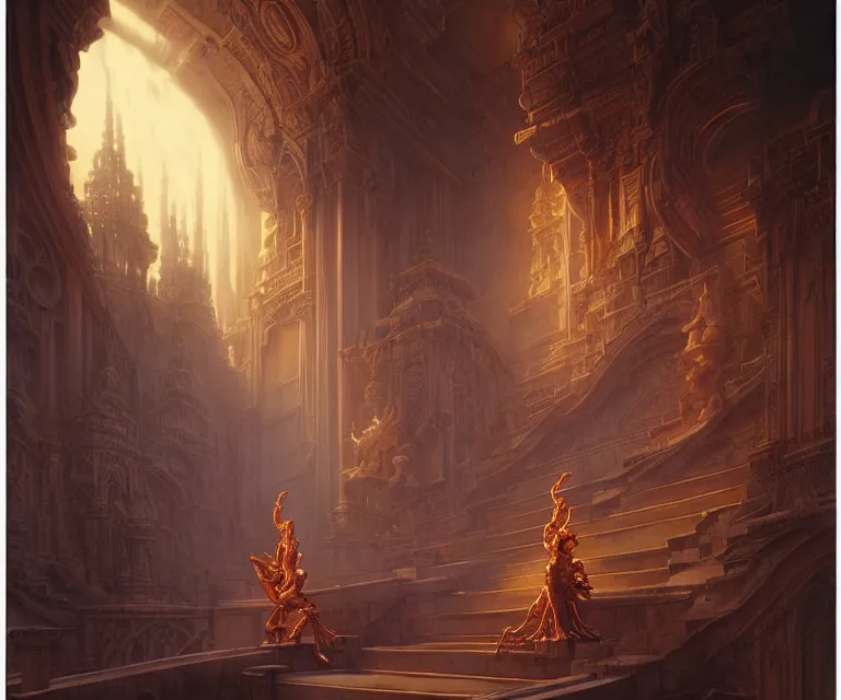 Prompt: a beautiful temple, dramatic lighting, ultra realistic, intricate details, highly detailed by peter mohrbacher, allen williams, hajime sorayama, wayne barlowe, boris vallejo, aaron horkey, gaston bussiere, artgerm, 4 k