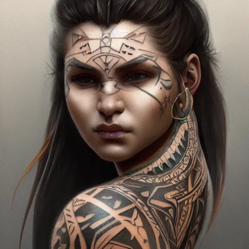Discover more than 77 female viking face tattoo  incdgdbentre