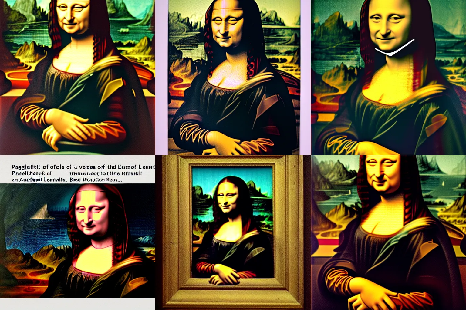 Prompt: portrait of Angela Merkel as Mona Lisa by Leonardo da Vinci