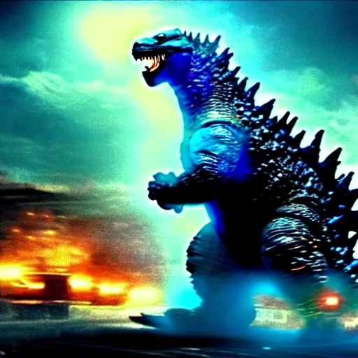 Prompt: Godzilla with alien mutations, photorealistic, 8K