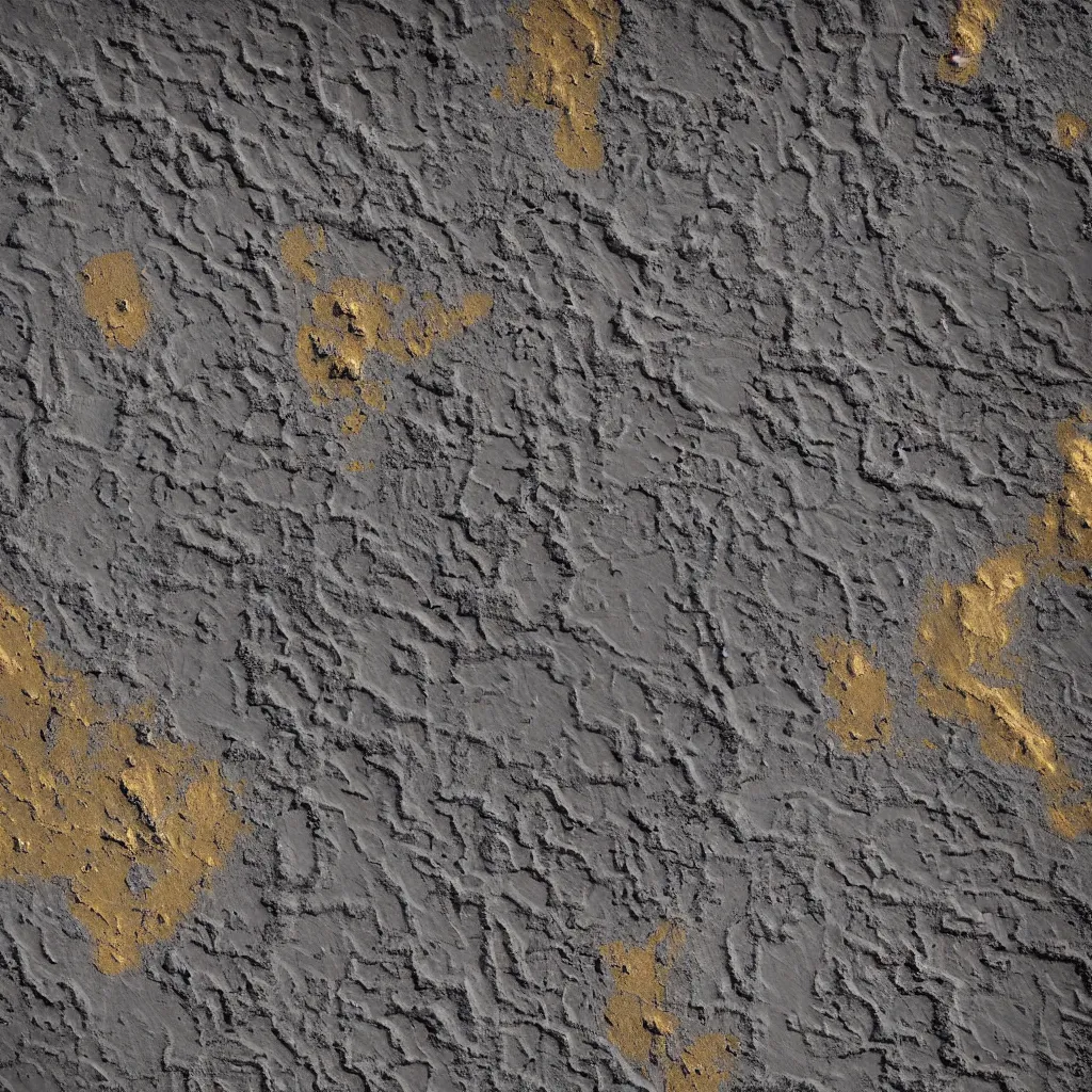 Image similar to a terraform made of black sand and golden rivers with very detailed erosions and features as seen by a very advanced landsat and sentinel satellite, 8 k, octane render, nvidia