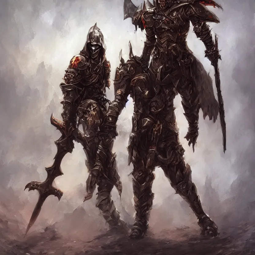 Prompt: a full body oil painting of an undead paladin/crusader in the style of leonard boyarsky in the style of Frank Frazetta trending on artstation deviantart Pinterest detailed realistic HD 8k High Resolution