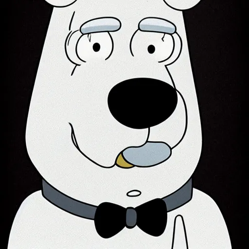 brian griffin, from family guy, high resolution, art | Stable 