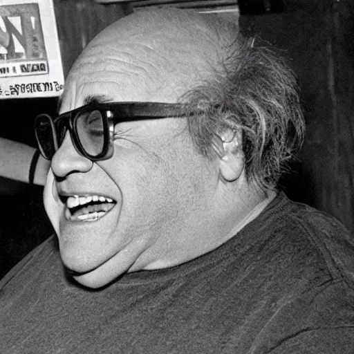 Image similar to danny devito paying the troll toll movie still