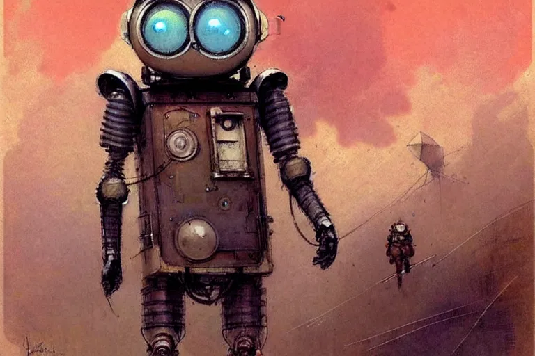 Prompt: adventurer ( ( ( ( ( 1 9 5 0 s retro future robot android wise old owl android. muted colors. ) ) ) ) ) by jean baptiste monge!!!!!!!!!!!!!!!!!!!!!!!!! chrome red