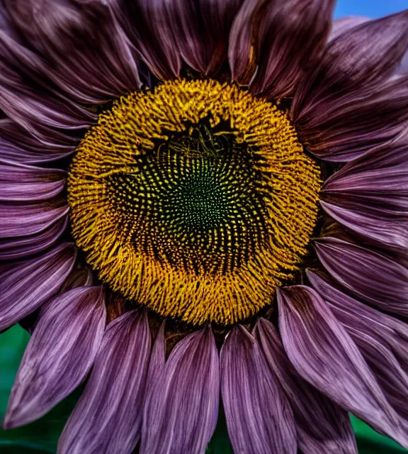 Prompt: a 4 k photorealistic photo close up of a sunflower.