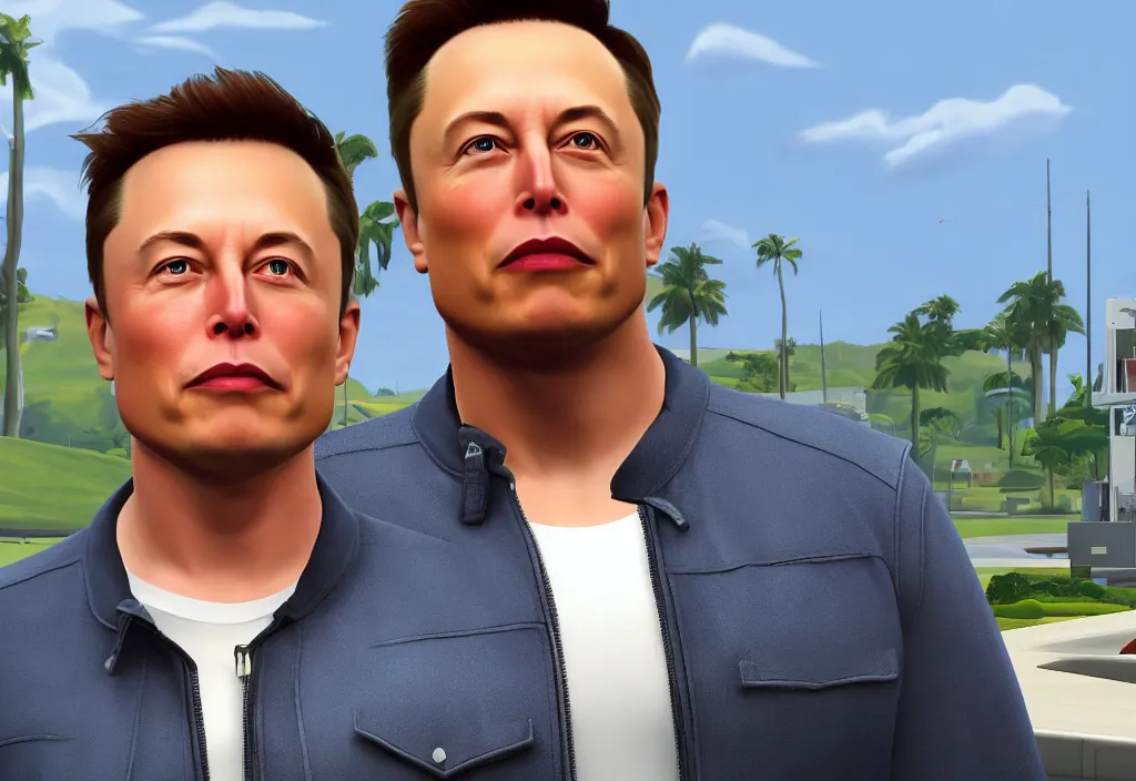 Image similar to a screenshot of elon musk in the video game in the sims. character customization, close up, 3 d rendering. unreal engine. amazing likeness. very detailed.