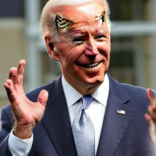 Image similar to joe biden as a marionette