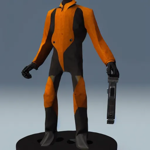 Prompt: half life g man model