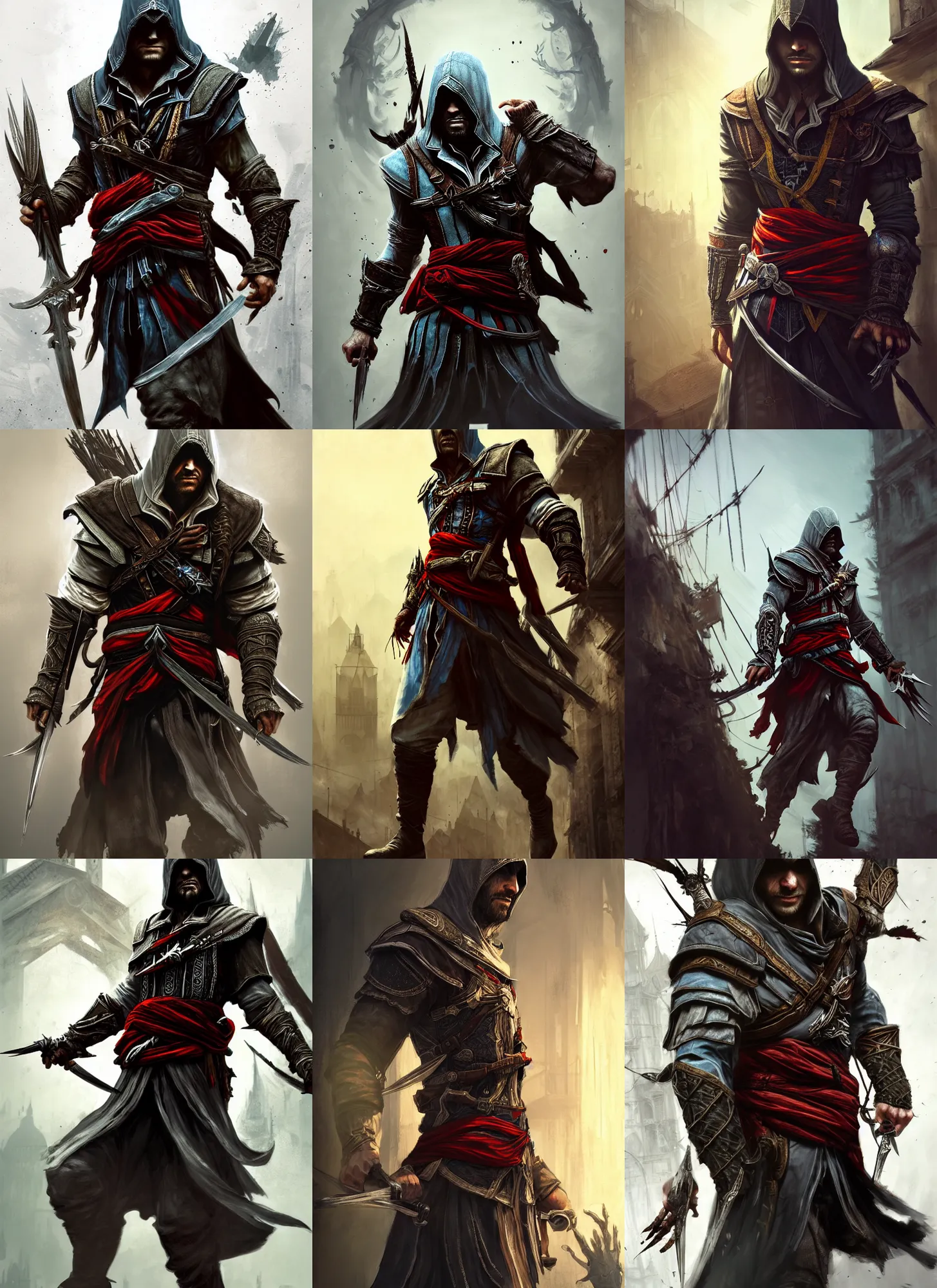 Assassin's Creed II Concept Art & Characters