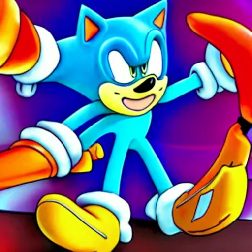 Image similar to Gustavo Petro sonic OC