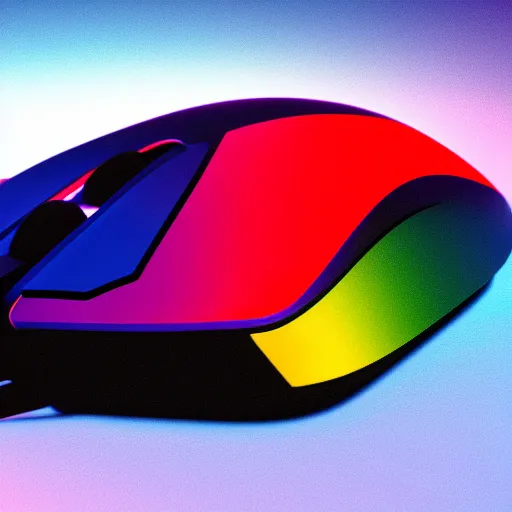 Prompt: an rgb computer mouse sitting on a laptop, artstation, cgsociety contest winner, 4 k, 8 k, 3 5 mm lens