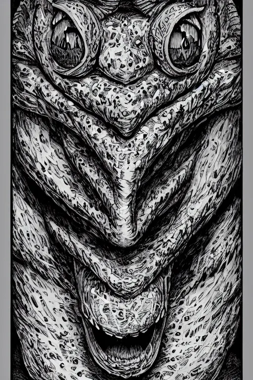 Image similar to toad goblin, symmetrical, highly detailed, digital art, sharp focus, trending on art station, kentaro miura manga art style