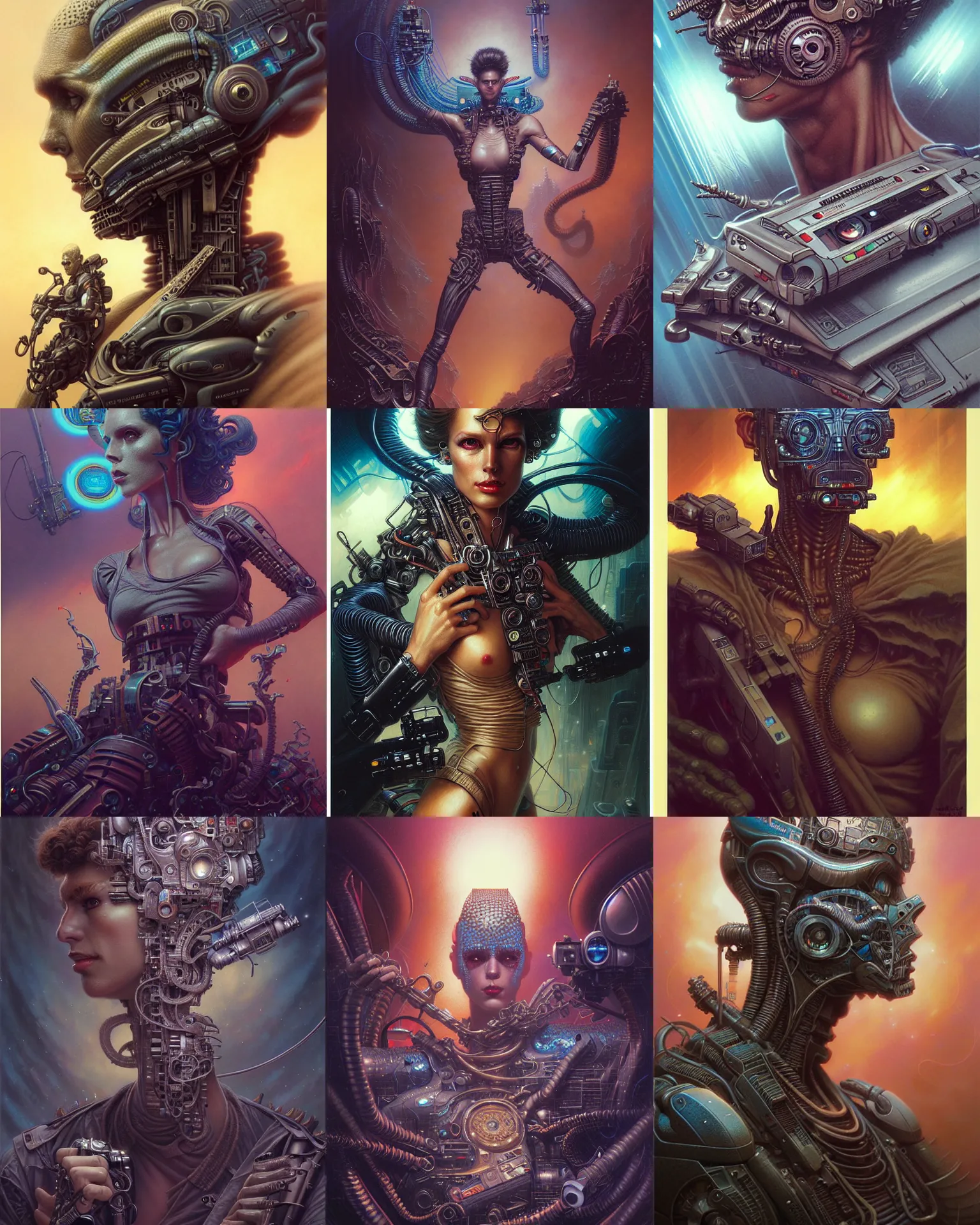 Prompt: 8 0 s cassette tape fantasy character portrait, ultra realistic, wide angle, intricate details, blade runner artifacts, highly detailed by peter mohrbacher, boris vallejo, hajime sorayama aaron horkey, gaston bussiere, craig mullins