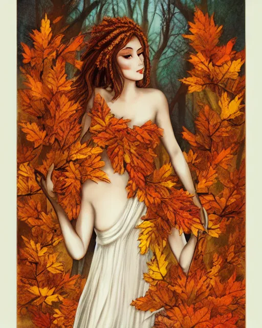 Image similar to goddess of autumn